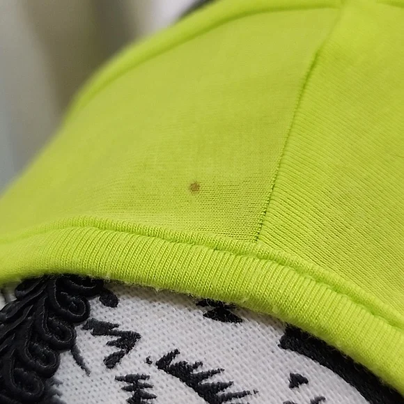 Bebe Neon Green And Teal Ruched Maxi Dress S - Picture 9 of 10